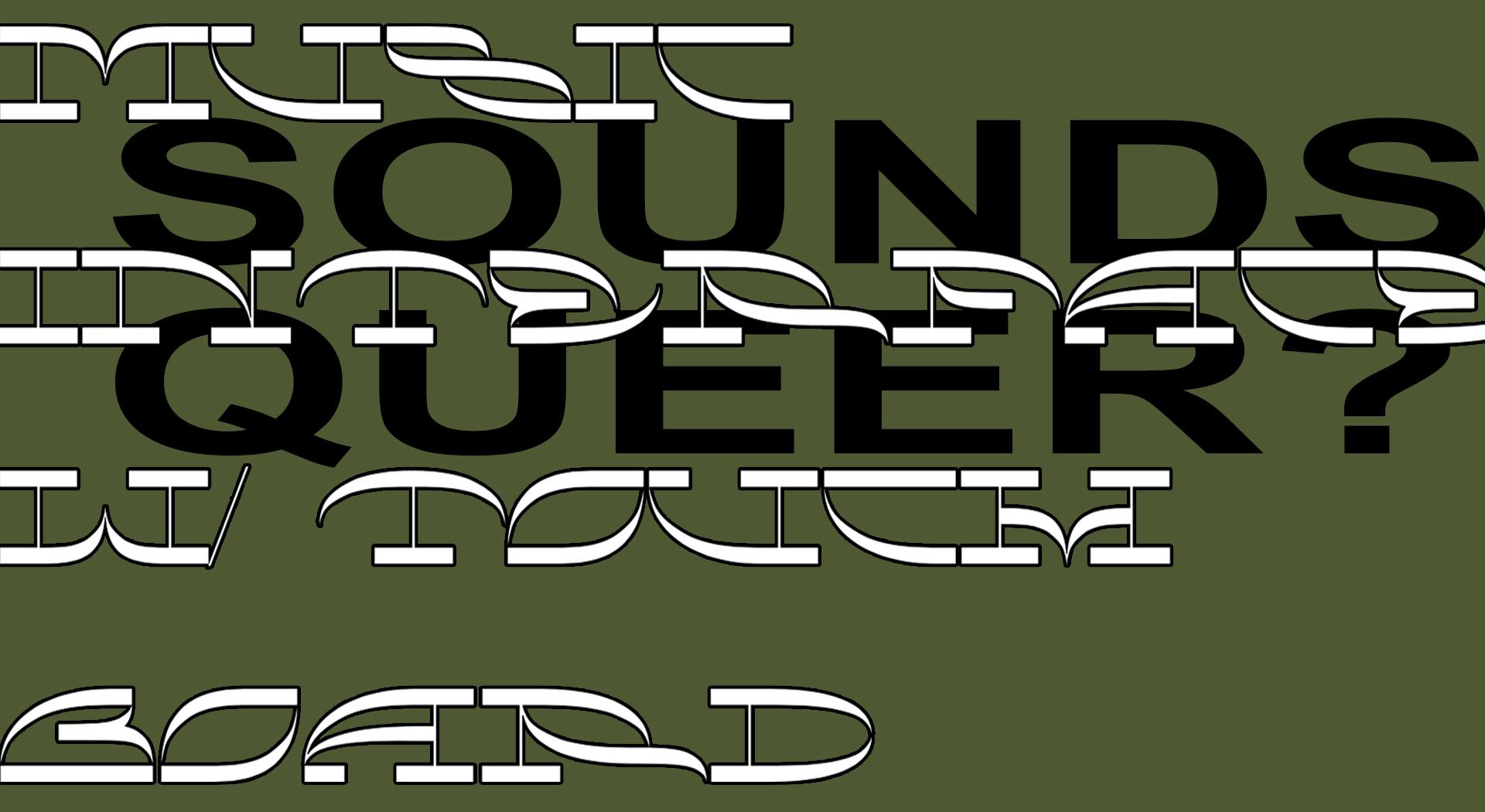 * ZRUŠENO * NE / 20.1. / 17.00 / S(o)unday Mixtapes: Sounds Queer? – Music Interfaces with Touch Board  / workshop